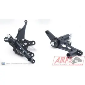Commandes reculées R&G RACING noir Suzuki GSX-R600/450