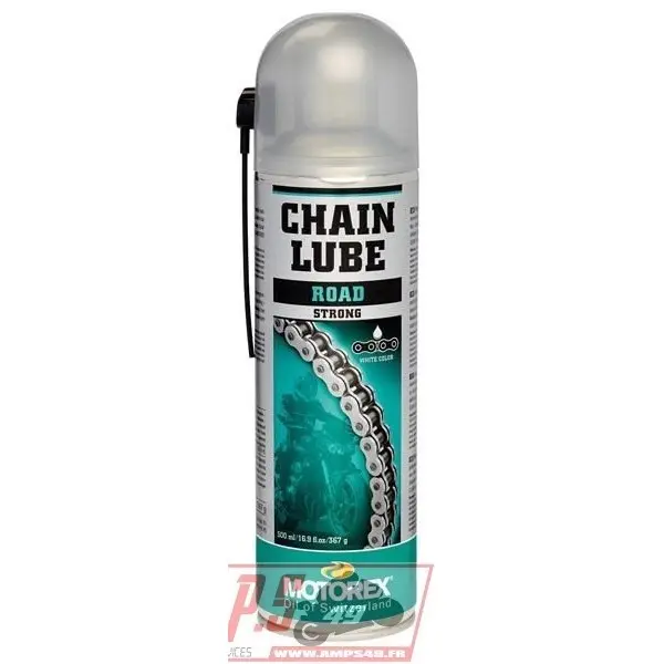 Lubrifiant chaîne MOTOREX Chainlube Road Strong - spray 500ml