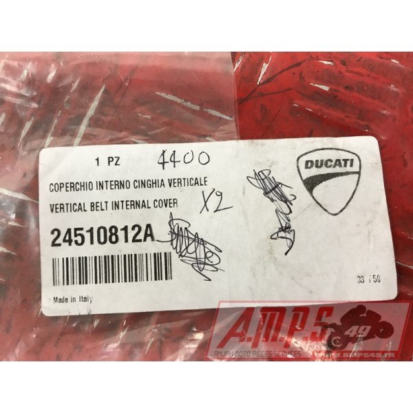 24510812A COUVERCLE VERTICAL INTERNE COURROIES DISTRIBUTION DUCATI MONSTER / HYPERMOTARD / SCRAMBLER- pièce moto occasion