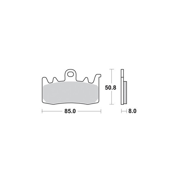 Plaquettes de freins Avant AP RACING Option - Panigale V4 R Abs - 1000 - DUCATI  2019-2019  