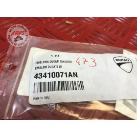 EMBLEME DUCATI GAUCHE Réf OEM: 43410071AN