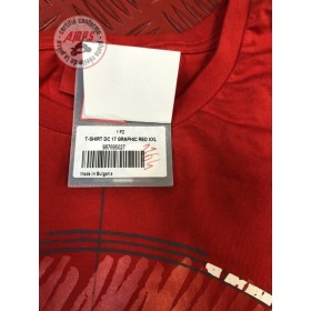 T-SHIRT DC 17 GRAPHIC RED XXL Réf OEM: 987695027