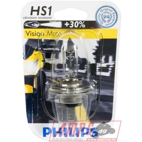 10 AMPOULES PHILIPS TYPE HS1 12V 35/35W