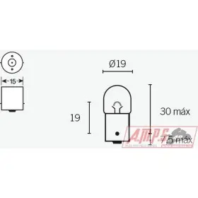 Ampoule TECNIUM R5 12V 5W - x10