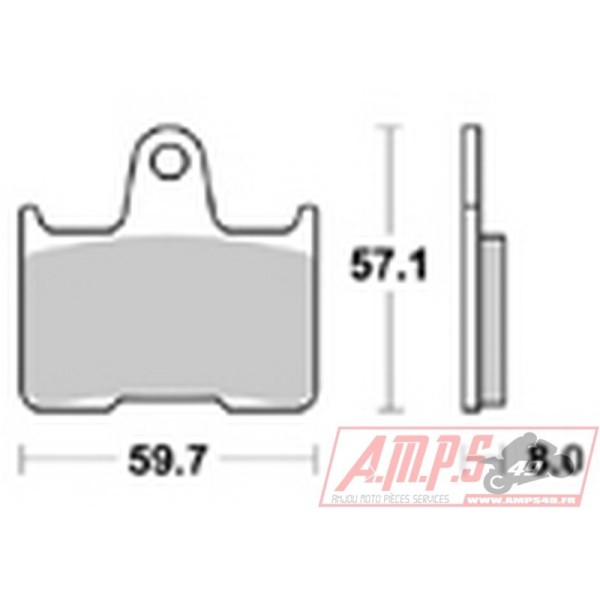 Plaquettes de freins Arrière AP RACING Option - SF - 1000 - MZ  2005-2005  