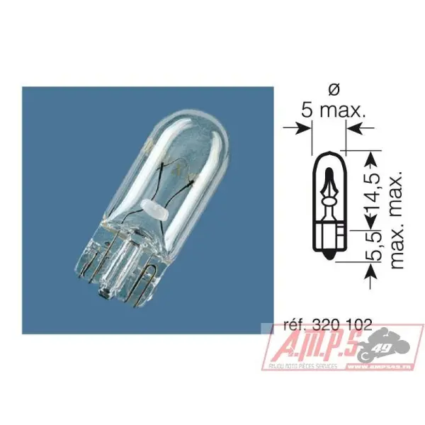 Ampoule OSRAM Original Line W2W 12V 2W - x10