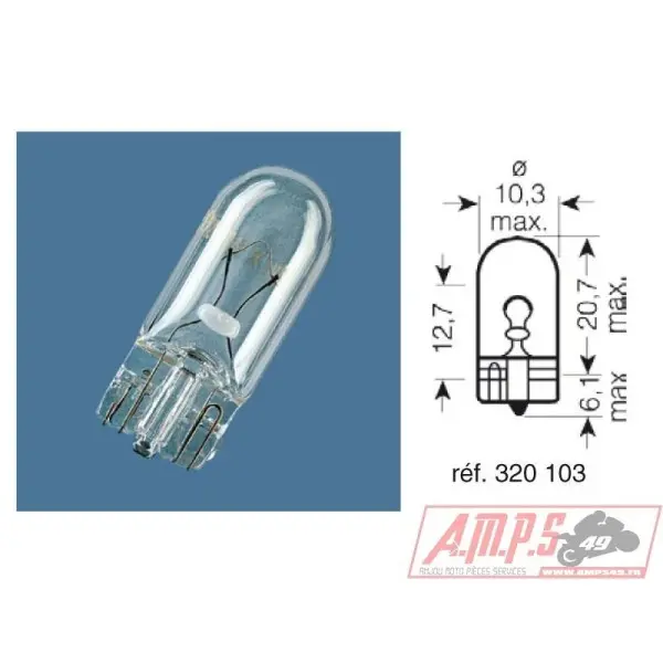 Ampoule OSRAM Original Line 12V 2W - x10