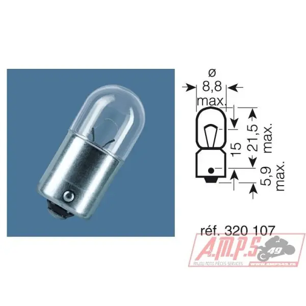 Ampoule OSRAM Original Line T4W 12V 4W - x10