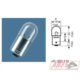 Ampoule OSRAM Original Line R10W 12V 10W - x10