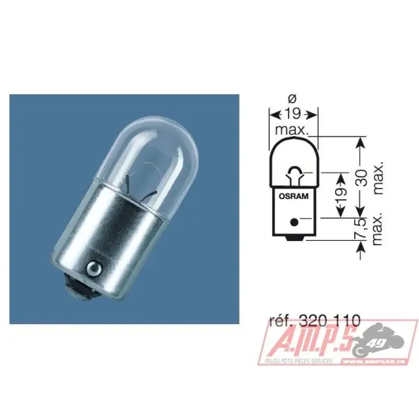 Ampoule OSRAM Original Line R10W 12V 10W - x10