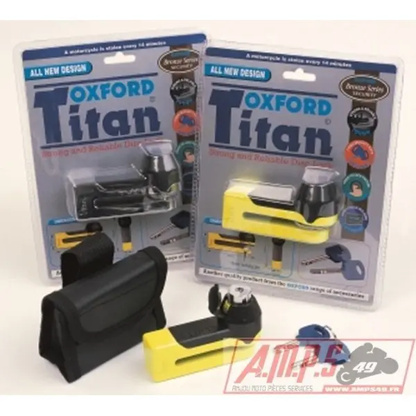 Bloque-disque OXFORD Titan - Ø10mm chrome
