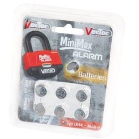 Pack de 6 piles Vector LR44 1 5V