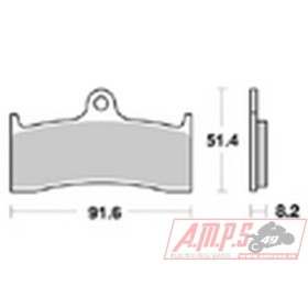 Plaquettes de freins Avant AP RACING - M2 Cyclone - 1200 - BUELL 2003-2003