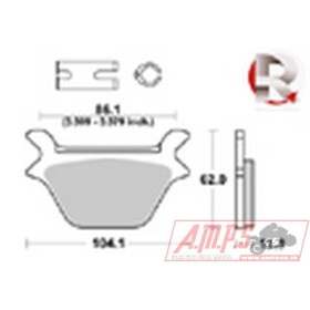 Plaquettes de freins Arrière AP RACING Option - FXLR Low Rider Custom - 1340 - HARLEY-DAVIDSON 1993-1994