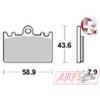 Plaquettes de freins Avant AP RACING - RS - 500 - HONDA  1992-1992  