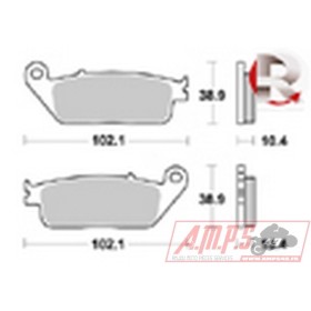 Plaquettes de freins Arrière AP RACING Option - MT-01 (MT01) - 1700 - YAMAHA 2007-2007 
