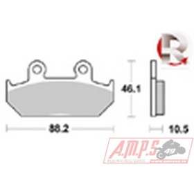 Plaquettes de freins Avant AP RACING - NX (Australie) - 650 - HONDA 1988-1993