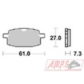 Plaquettes de freins Avant AP RACING - SR Racing - 80 - PETERSON 1995-1995