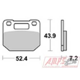 Plaquettes de freins Avant AP RACING - RG Gamma - 80 - SUZUKI 1988-1993