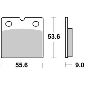 Plaquettes de freins Avant AP RACING - V65 GT - 650 - MOTO-GUZZI 1990-1990 