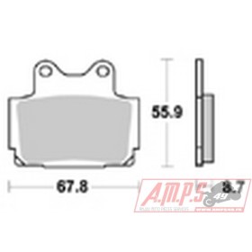 Plaquettes de freins Arrière AP RACING - TZR - 250 - YAMAHA 1987-1988 