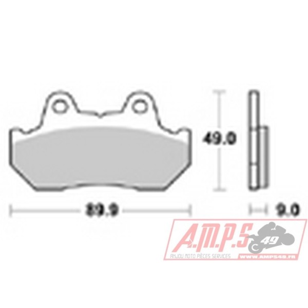 Plaquettes de freins Avant AP RACING - VF S Sabre - 1100 - HONDA  1985-1985  