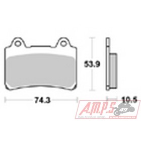 Plaquettes de freins Avant AP RACING - FZ Genesis - 750 - YAMAHA 1992-1992 