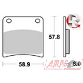 Plaquettes de freins Avant AP RACING - GSX FL-FS - 1100 - SUZUKI 1990-1992 