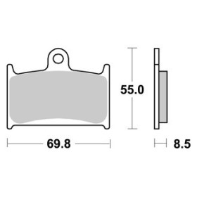 Plaquettes de freins Avant AP RACING Option - Sprint RS - 955 - TRIUMPH 2001-2001