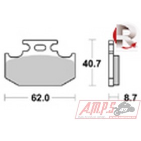 Plaquettes de freins Arrière AP RACING - TT S - 600 - YAMAHA 1993-1995 