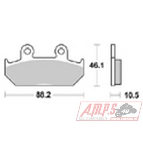 Plaquettes de freins Avant AP RACING - NX (Australie) - 650 - HONDA 1988-1993 