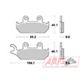 Plaquettes de freins Avant AP RACING - XT EH - 600 - YAMAHA 2003-2003