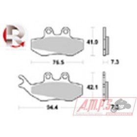 Plaquettes de freins Avant AP RACING - RP Desert - 50 - FACTORY 2004-2009 
