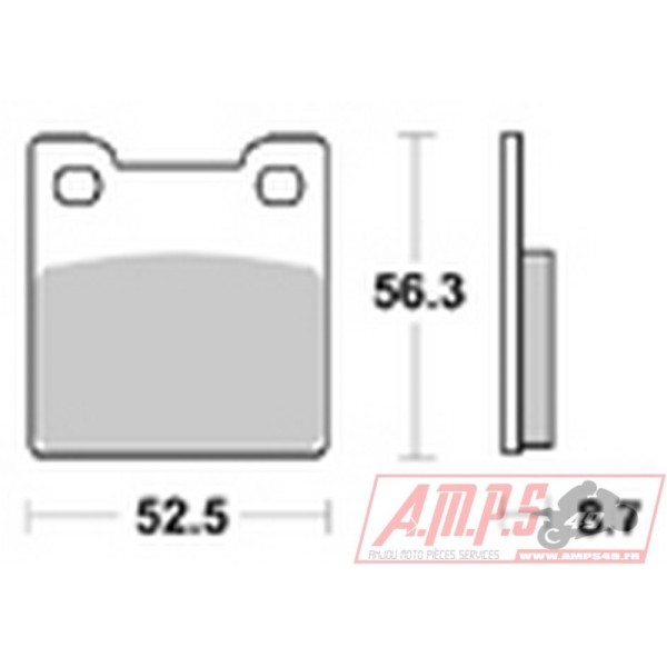 Plaquettes de freins Arrière AP RACING - RF - 900 - SUZUKI  1994-1994  