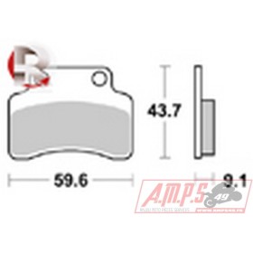 Plaquettes de freins Avant AP RACING - Brillo - 125 - CAGIVA 2008-2011 