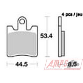 Plaquettes de freins Avant AP RACING - FJR A Abs - 1300 - YAMAHA 2007-2007 