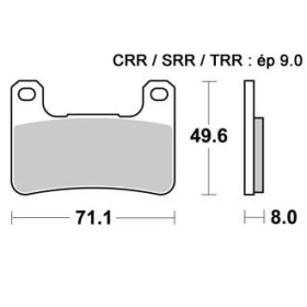Plaquettes de freins Avant AP RACING Option - DL A V-Strom Abs - 1000 - SUZUKI 2019-2019