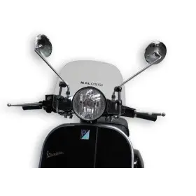 Bulle type sport clair Malossi VESPA PX 80/125/150