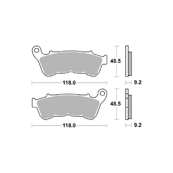 Plaquettes de freins Avant AP RACING - XL CB Sportster Custom Limited Edition B - 1200 - HARLEY-DAVIDSON  2014-2014  