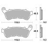 Plaquettes de freins Avant AP RACING - XL CB Sportster Custom Limited Edition B - 1200 - HARLEY-DAVIDSON  2014-2014  