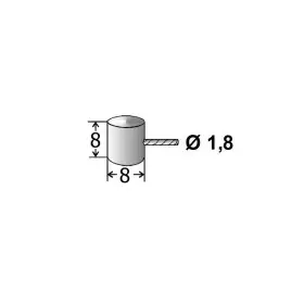 Cables de frein adaptables TRANSFIL - 1,80m