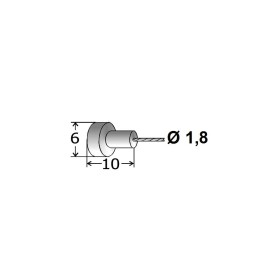 Cables de frein adaptables TRANSFIL 2.25m spécifiques MBK par 25
