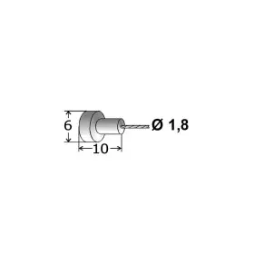 Cables de frein adaptables TRANSFIL - 2,25m