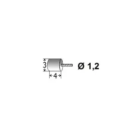 Cables de gaz adaptables TRANSFIL - 1.20m spécifiques MBK par 25