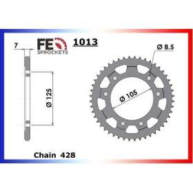 Couronne Arrière de transmission en Acier - MRT - 125 - RIEJU 2013-2014