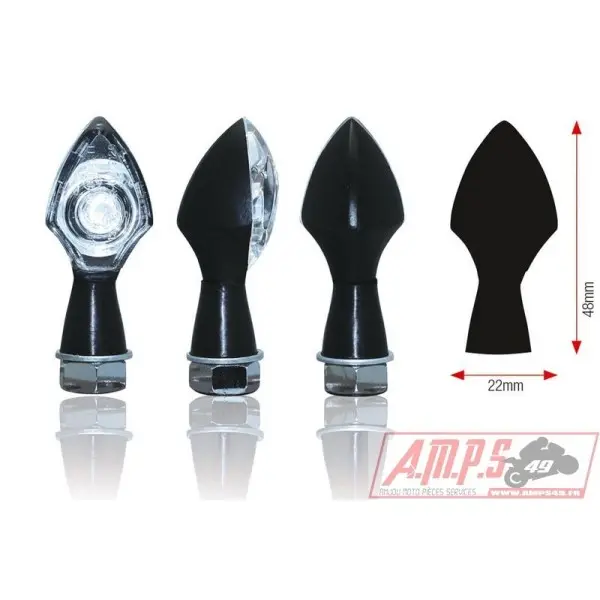 Clignotants BIHR Power LED noir
