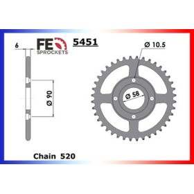 Couronne Arrière de transmission en Acier - CB Two Fifty - 250 - HONDA 1996-1998