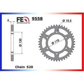 Couronne Arrière de transmission en Acier - MT-03 (MT03 320) A Abs - 300 - YAMAHA 2018-2018