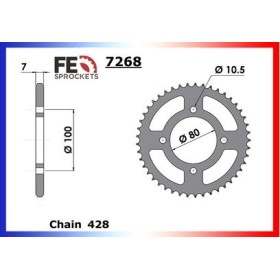 Couronne Arrière de transmission en Acier - GZ Marauder - 125 - SUZUKI 1999-1999