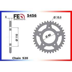 Couronne Arrière de transmission en Acier - Venox i - 250 - KYMCO 2007-2007